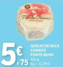 E.Leclerc Queijo de vaca curado ponte nova promoção