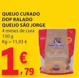 E.Leclerc Queijo curado dop ralado queijo são jorge promoção