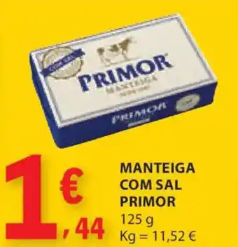 E.Leclerc Manteiga com sal primor promoção