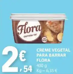 E.Leclerc Creme vegetal para barrar flora promoção