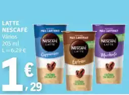 E.Leclerc Latte nescafé vários promoção