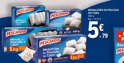E.Leclerc Medalhões de pescada do cabo promoção