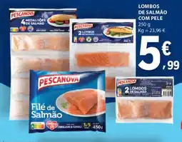 E.Leclerc Lombos de salmão com pele promoção