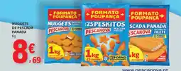 E.Leclerc Nuggets de pescada panada pescanova promoção