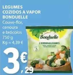 E.Leclerc Legumes cozidos a vapor bonduelle promoção