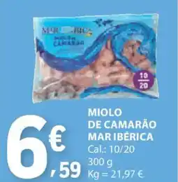 E.Leclerc Miolo de camarão mar ibérica promoção
