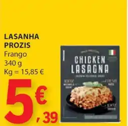 E.Leclerc Lasanha prozis frango promoção