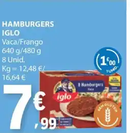 E.Leclerc Hamburgers iglo promoção