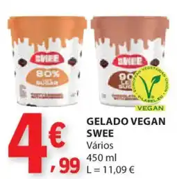 E.Leclerc Gelado vegan shee promoção