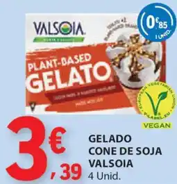 E.Leclerc Gelado cone de soja valsoia promoção