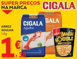 E.Leclerc Arroz agulha cigala promoção