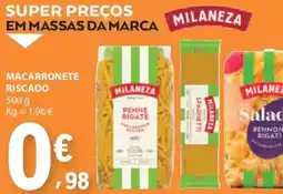 E.Leclerc Macarronete riscado milaneza promoção