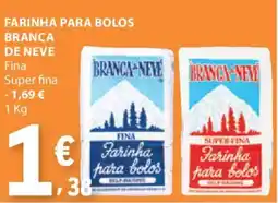 E.Leclerc Farinha para bolos branca de neve promoção