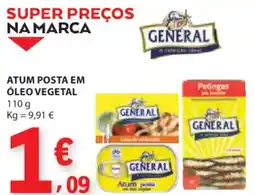 E.Leclerc Atum posta em óleo vegetal general promoção