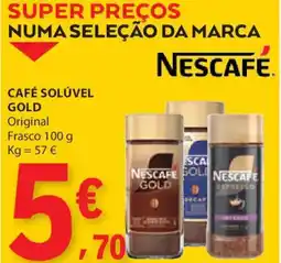 E.Leclerc Café solúvel gold promoção