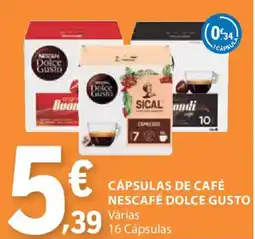 E.Leclerc Cápsulas de café nescafé dolce gusto promoção