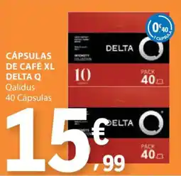 E.Leclerc Cápsulas de café xl delta q promoção