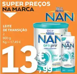 E.Leclerc Leite de transição 2 nestle nan promoção
