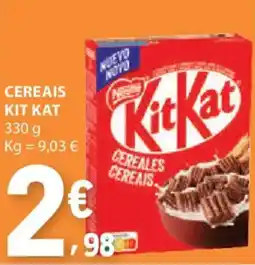E.Leclerc Cereais kit kat promoção