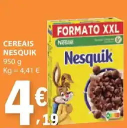 E.Leclerc Cereais nesquik promoção