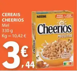 E.Leclerc Cereais cheerios mel promoção