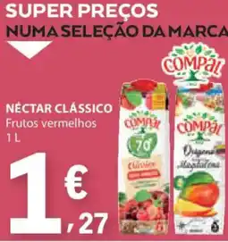E.Leclerc Compal nectar clássico frutos vermelhos promoção