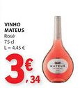 E.Leclerc Vinho mateus rosé promoção