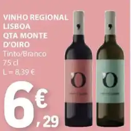 E.Leclerc Vinho regional lisboa qta monte d'oiro promoção