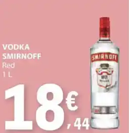 E.Leclerc Vodka smirnoff red promoção