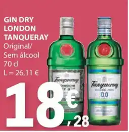 E.Leclerc Gin dry london tanqueray promoção