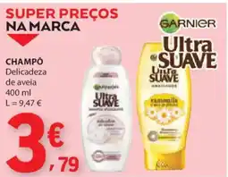 E.Leclerc Garnier champô delicadeza de aveia promoção