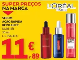 E.Leclerc L'oréal sérum ação rápida revilalift promoção