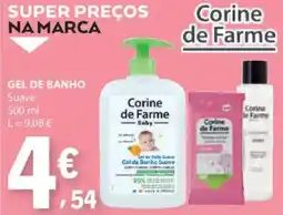 E.Leclerc Gel de banho corine de farme suave promoção