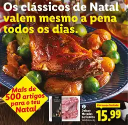 Lidl Deluxe Metades de Cabrito promoção