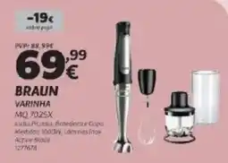 Radio Popular Braun varinha MQ 7025X promoção