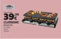 Radio Popular Clatronic raclette promoção