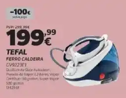 Radio Popular Tefal ferro caldeira GV9223E1 promoção