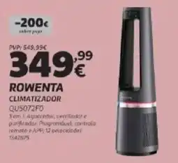 Radio Popular Rowenta climatizador QU5072F0 promoção