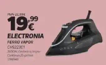 Electronia ferro vapor GV9223E1