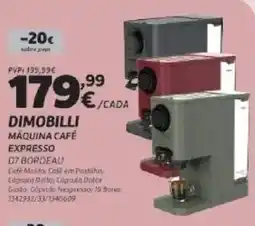 Radio Popular Dimobilli máquina café expresso promoção