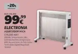 Radio Popular Electronia aquecedor mica syazor wifi promoção