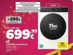 Radio Popular Lg máquina lavar roupa promoção