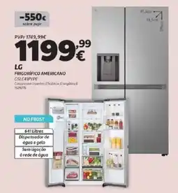 Radio Popular Lg frigorífico americano GSLC41PYPE promoção