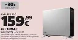 Radio Popular Delonghi convector HCX 9120E promoção