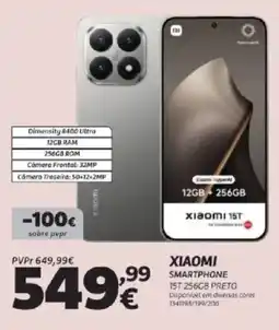 Radio Popular Xiaomi smartphone 15T 256GB PRETO promoção