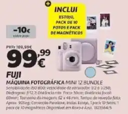 Radio Popular FUJI Máquina fotográfica mini 12 bundle promoção