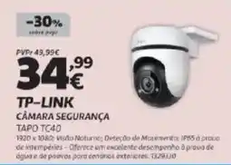 Radio Popular Tp-link câmara segurança tapo tc40 promoção