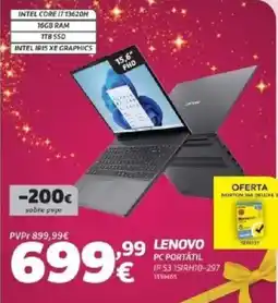 Radio Popular Lenovo pc portátil promoção