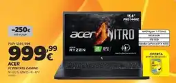 Radio Popular Acer pc portátil gaming promoção