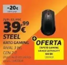 Radio Popular Steel rato gaming promoção